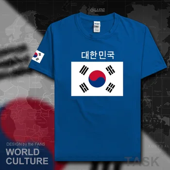 Republika Koreja Južna majica s kratkimi rokavi moški KOR 2017 majice, t-majice narod ekipa tshirt 100% bombaž srečanje vrhovi navijači tees korejski zastavo