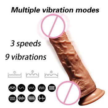 Samodejno Teleskopsko Zavrtite Kroglice Dildo, Vibrator Realističen Penis Sex Igrača Za Ženske Brezžično Daljinsko Ogrevanje Dildo, Vibrator 1