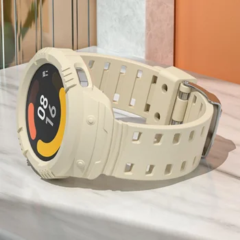Silikonski Lupini Polno Kritje Zaščitnik Zapestje Watchband Za Xiaomi Mi Watch/Color 2/S1 Aktivna Trak Pasu Manšeta Primeru Dodatki 3