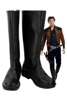 Solo: A Star Zgodba Cosplay Čevlji Han Solo Čevlji PU Usnje, usnjeni Čevlji Halloween Evropske Velikost