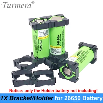 Turmera 26650 1x Baterija Litij-Trojni Nosilec Nosilec Za Diy Baterije Visoke Kakovosti za 26650 Baterije Uporabljajte 10Pieces/Veliko
