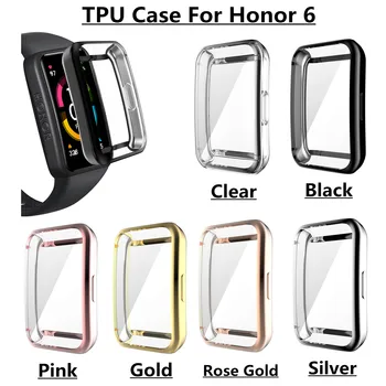 Ultra-Tanek Polno TPU Pregleden Zaslon Zaščitna Watch Primeru Za Huawei Honor 6 Zaščitnik Pokrov, Okvir Šok-odporne Lupine