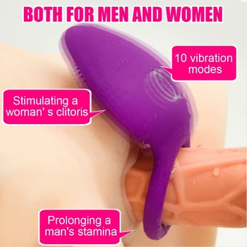 Ustvarjalne 2-v-1 Breskev Vrsto Semena zaklepni Obroček 10 Frekvenca Klitorisa Razburjenje Orodje Masturbacija Vibratorji Seks Igrače 1