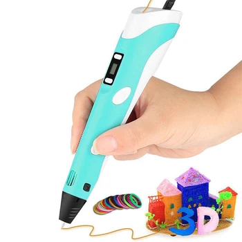 VROČE 3D Tiskanje Pero 3D Risanje, Tiskanje Doodler Pero Za Otrok 3D Čečkanja Tiskalnik Svinčnik, Svinčnik 4