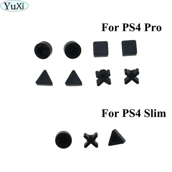 YuXi Silicij Dnu Gume Blazine Noge Pokrovčka Pokrovček Za Sony PS4 Pro Slim Konzole Stanovanj Primeru Gume Noge Pokrov 0