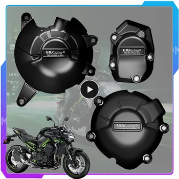 Z900 Motorna kolesa pokrov Motorja za Zaščito primeru Za GB Dirke Za KAWASAKI Z900 2017-2023 Z900SE 2023 Motorja Zajema Varovanje sluha 0
