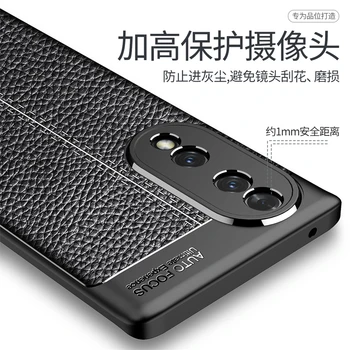 Za Kritje Čast 70 Primeru Za Huawei Honor 70 Capas Shockproof Telefon Odbijača Nazaj Mehko TPU Usnja Kritje Za Čast 70 Pro 5G Fundas 4