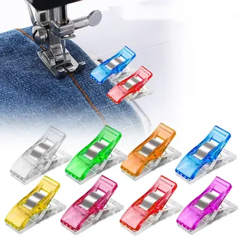 Šivanje Posnetke Plastične Objemke Tkanine Quilting Obdelujete Crocheting Pletenje Papir Zavezujoče Posnetke Šivanje Clothespins za Krpanje